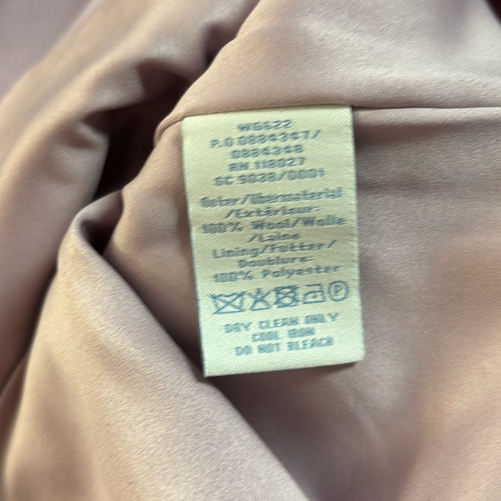 NWT 12L 100% Wool Pale Lavendar A-Line Mini Skirt - Picture 6 of 6